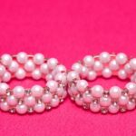 White Moti & Diamond Stone Kids Bangle